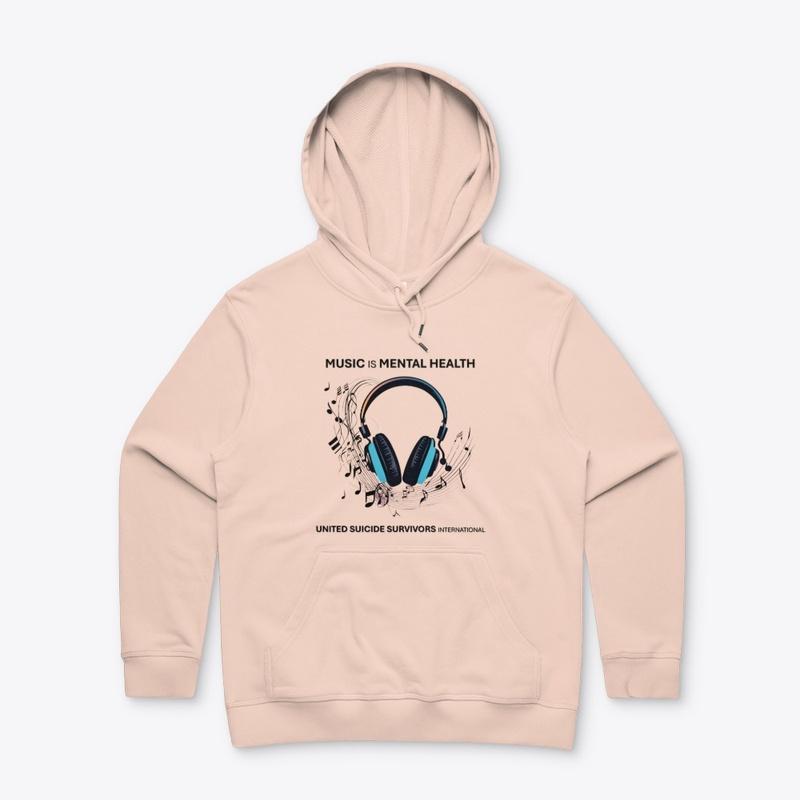 Music is Mental Health Women's Hoodie