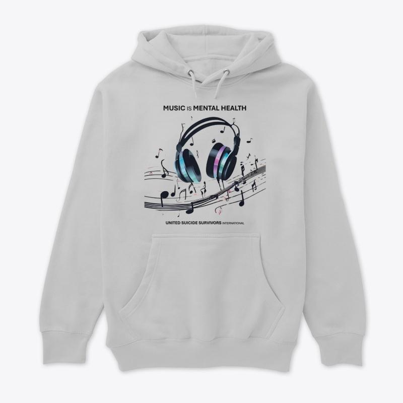 Music is Mental Health Unisex Hoodie